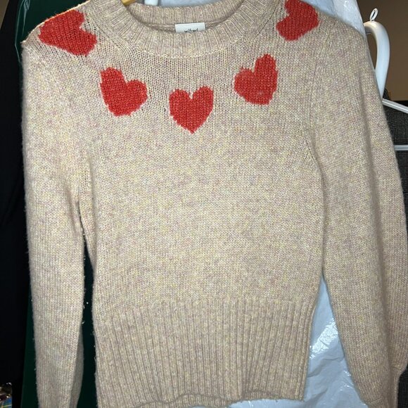 Aritzia x Wilfred - posey embroidered heart sweater - Picture 3 of 3